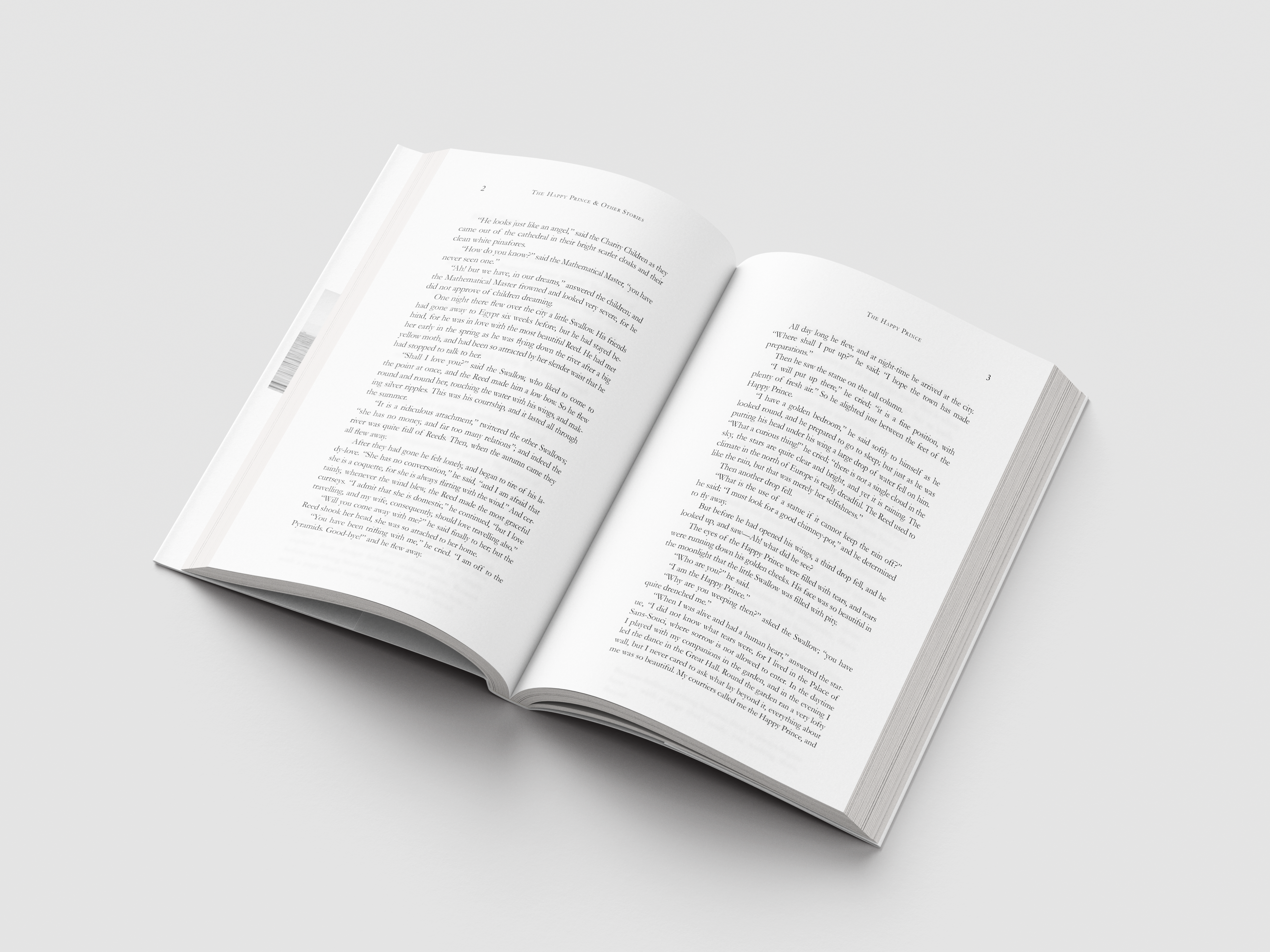 The Happy Prince book layout
